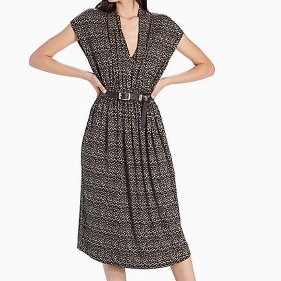 Lucky Brand Dresses & Skirts - 🌸HP🌸 Lucky Brand Ikat Knit Dress, Blk/Tan, Sz M